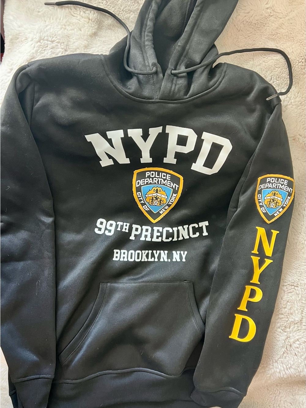 Brooklyn Nine-Nine themed black hoodie